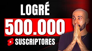 🎤¿CÓMO he LOGRADO 500.000 SUSCRIPTORES siendo ARTISTA MUSICAL en YouTube? | Marketing musical 2024✅