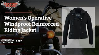 Women's Operative Windproof Reinforced Riding Jacket