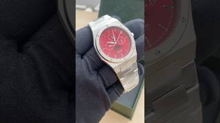 Men's Valuchi watch Lunar Calendar - Silver Red 40MM