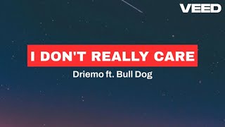 Driemo ft. Bull Dog_ I DON"T REALLY CARE (Lyrics)