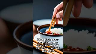 (Get to know Japan in short)Is it bad manners to stick chopsticks into rice?箸をご飯に突き立てるマナー違反#shorts