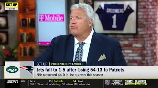 ESPN GET UP | Rex Ryan reacts to Mac Jones over Zach Wilson in Patriots def. Jetss 54-13 in Week 7