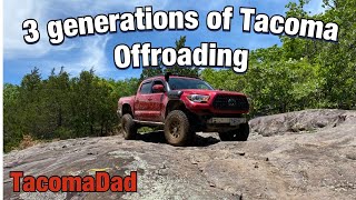 Toyota Tacoma off-roading | 3 generations!