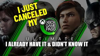 Canceled Xbox Game Pass Ultimate Because....