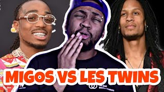 QUAVO SLAPS ONE OF THE LES TWINS?? FULL VIDEO I ROCKS REACTS