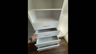 Perfect closure #cabinetmaker #furnituremaking #wardrobe #drawer system