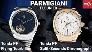 PARMIGIANI Fleurier Tonda PF Flying Tourbillon & Tonda PF Chronographe Rattrapante.