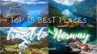 EP:90 traveling to Norway ,  top 15 Best places to Visit in Norway