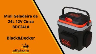 Mini Geladeira de 24L 12V Cinza BDC24LA - Black Decker