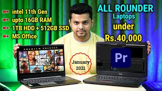 TOP 5 Best Laptops under 40000 in INDIA 2021 | PART -2. JAN 21 | DETAILED COMPARISON (🔥UPDATED LIST)