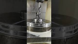 How to do offset in vmc ( vertical drilling machine )  { Fanuc series oi-mf } #vmc #shorts #