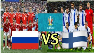 Finnland gegen Russland|  Heute (16.6.2021) European Nations Cup Euro