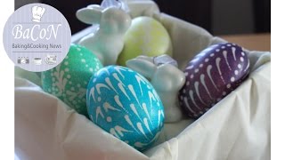 Ostereier Sorbische Eiermalerei/SorbianEaster egg painting/Méhiviaszos tojásfestés