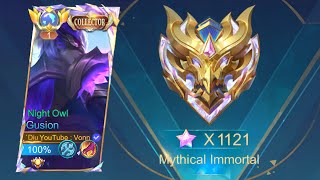 MYTHICAL IMMORTAL GUSION BEST BUILD AND EMBLEM!!💯