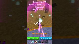 IMPOSSIBLE TO KEN ONE SHOT Sharkman Karate+Buddy sword combo || blox fruits combos || #roblox #combo