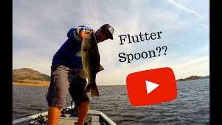 Flutter Spoon, Jerk Bait, and Drop Shot for Big, Mid Summer Bass!  With Bobby Vang!