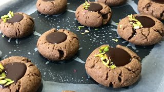 Chocolate Cookies Recipe | Soft & Chewy Cookies Recipe | Chocolate Biscuits Recipe bakery Style