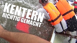 🚣‍♂️ Was tun, wenn dein Drachenboot kentert?! 😱 Kentertraining in Frankfurt