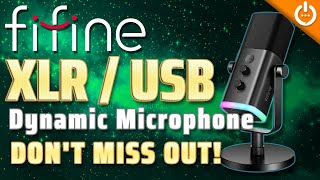 AWESOME! FIFINE AmpliGame AM8 XLR/USB Microphone Review