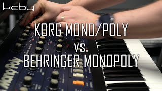 Korg Mono/Poly vs. Behringer Monopoly