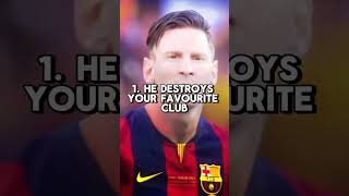 2 reasons why you hate Messi -#football #fps #shorts -