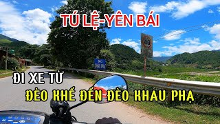 Đi xe từ Đèo Khế đến Đèo Khau Phạ qua thung lũng ruộng bậc thang Tú Lệ, Văn Chấn, Yên Bái-quốc lộ 32