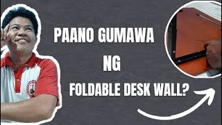 Paano gumawa ng foldable wall table para sa laptop atbp. ( DIY )