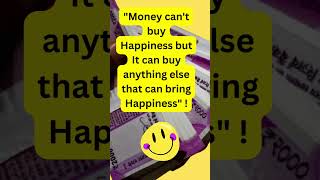 Money can't buy happiness !  #money #happiness #rich #mindset #shorts