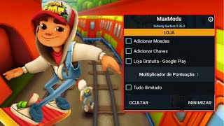 SAIU SUBWAY SURFERS MOD MENU VIP MAIS APELÃO PARA A NOVA ATUALIZAÇÃO! TUDO LIBERADO