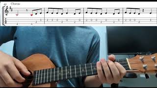 Lunch (Billie Eilish) - Easy Beginner Ukulele Tab With Playthrough Tutorial Lesson