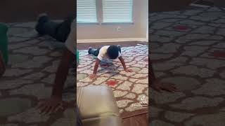 Chase KILLS The PushUps!!💪🏾💪🏾