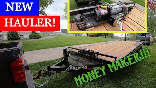 Outfitting my NEW 2021 Deckover Trailer!!! Winch, Lights, and MORE!