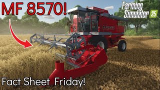 MF 8570 Harvester! - FS25 Fact Sheet Friday 7 - 11 October 2024