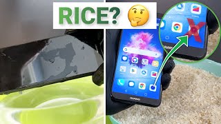 THE RESULT: Wet phone 💦 Does rice work?