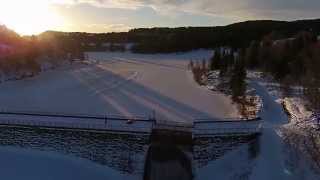 Winter over Theisendammen - Trondheim, Norway