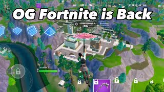 OG Fortnite Mobile is Back | Fortnite Mobile Gameplay