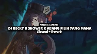 DJ BECKY B SHOWER X ABANG PILIH YANG MANA (Slowed + Reverb)🎧