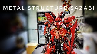 UNBOXING! Metal Structure MSN-04 SAZABI by Bandai! Best Gundam Figure Ever!