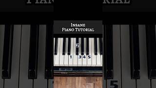 Insane Piano Tutorial #shorts