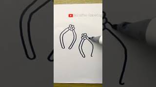 how to draw a slippers