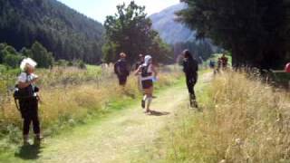 UTMB 2009 Jornet Kilian leaves Vallorcine