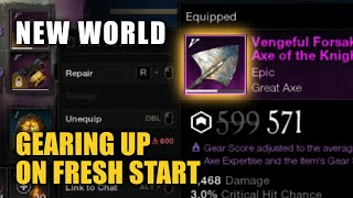 Gearing up Solo - New World PVE