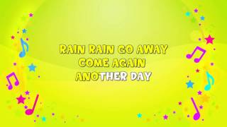 Rain Rain Go Away | Karaoke | Nursery Rhyme | KiddieOK