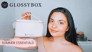 UNBOXING GLOSSYBOX UK SUMMER ESSENTIALS KIT | *SPOILER* | WORTH £95!!