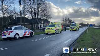 Auto met inbrekers crasht na achtervolging in Rottevalle