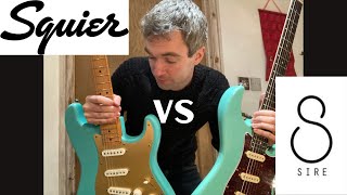 SQUIER vs SIRE! Comparing the 40th Anniversary Strat & Sire S3....