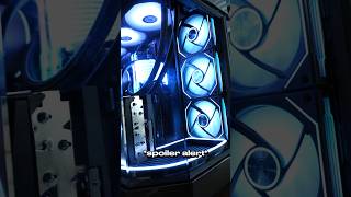 I fit 9 Fans in my Hyte Y60, here’s how! #gamingpc #pcgaming #pcbuild #gaming #pc #shorts