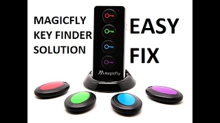 Magicfly Keyfinder FIX Solution to stopped working remote rf locator device lost key wallet phone tv