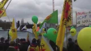 Footage: Renewable Energies Demonstration in Berlin (November 2013)