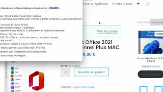 Comment obtenir un Microsoft Office 2021 pour Mac sans abonnement à moindre coût #mac #microsoft